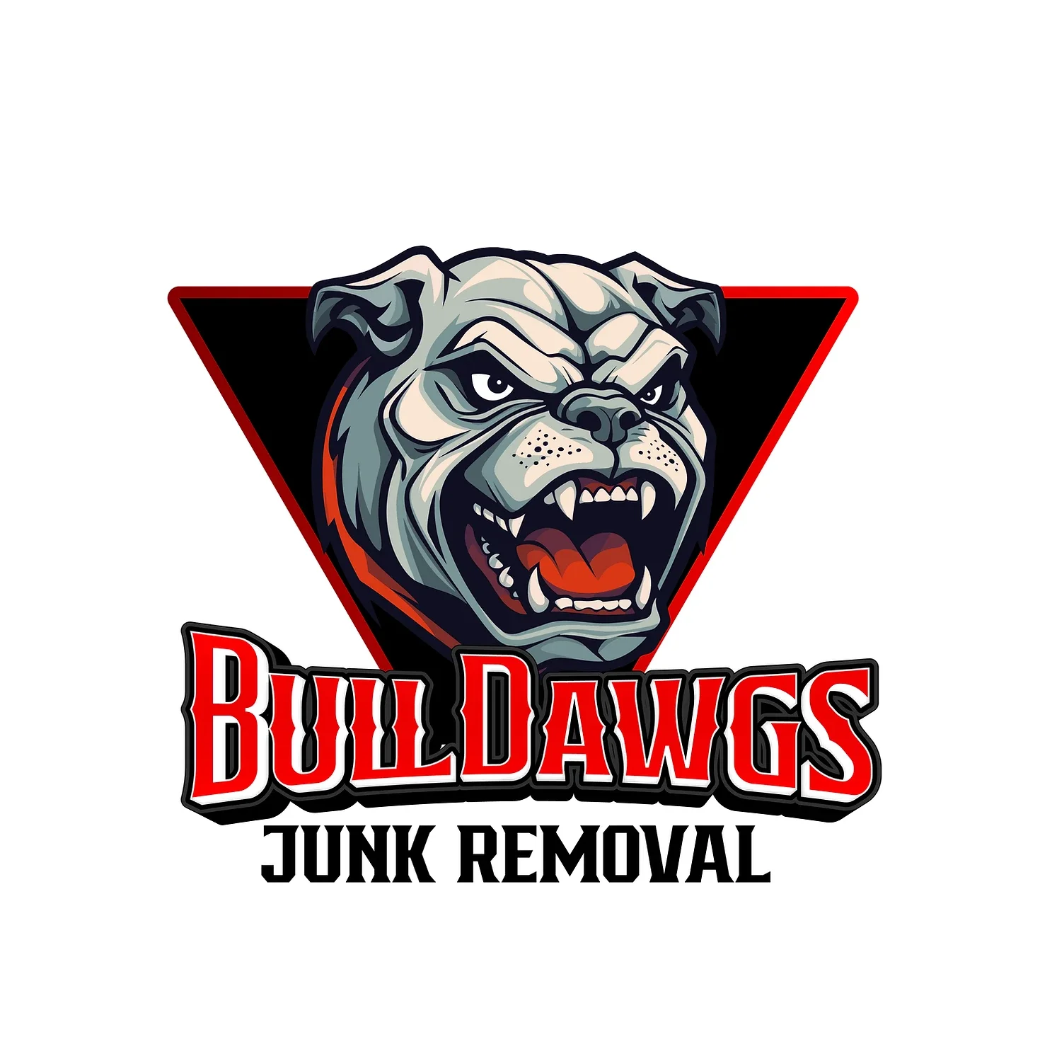 BullDawg Junk Removal Logo